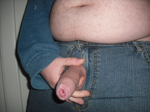 Chubb with a perfect uncut cock! I want I want!!