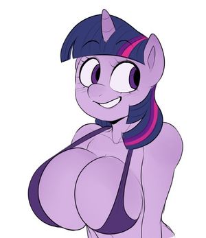 Twilight's sparkling tits