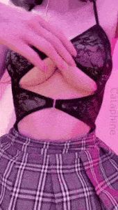 Hot amateur teasing her boobs