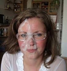 Massive cumshot on face
