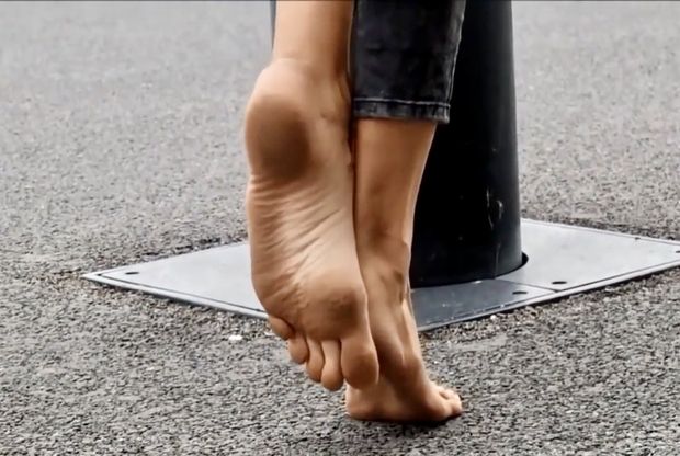 Dirty feet
