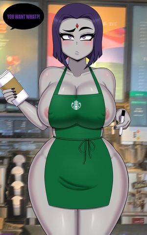 Raven lost her memories and had to get a job. I think this was a good fit for her