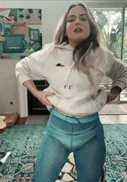 Blonde accidentally flashes her tit
