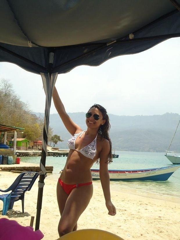 Latin beach MILF