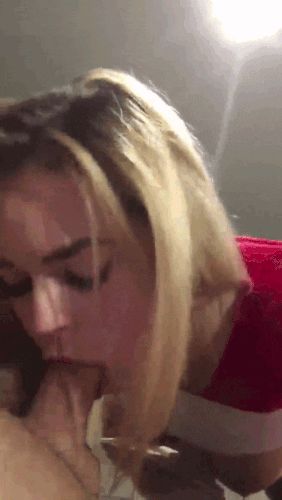 Talented deepthroating slut