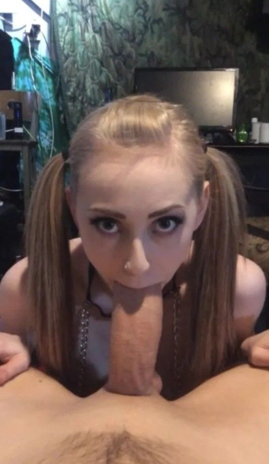 Pigtailed cocksucker