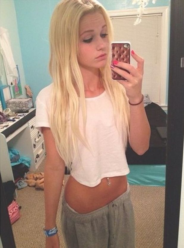 Skinny blonde