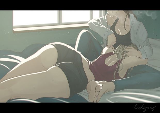 Lesbians Chilling