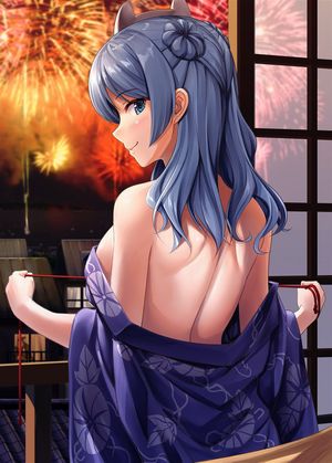 hanabi, kimono, hentai