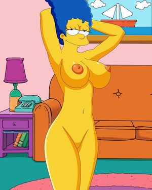 Busty Marge Simpson