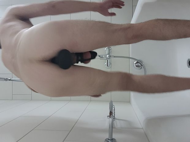 Plugged while in chastity