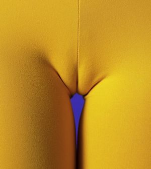 Pretty yellow pussy lips