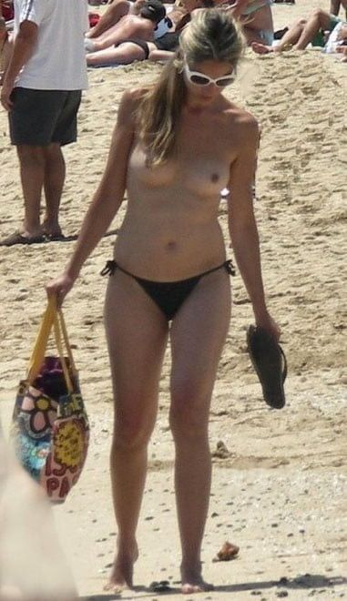 At the beach.