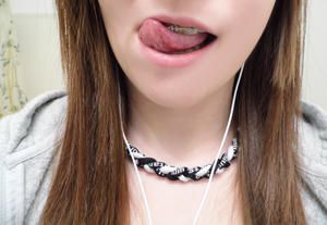 I love cleaning cum off my braces