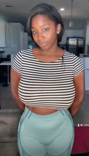 Ellie Mae striped shirt tight pants