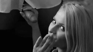 That look she gives you when sucking a different cock