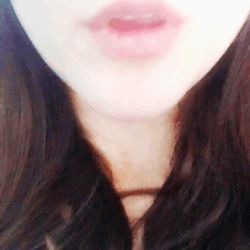 thumb suck lip bite kiss