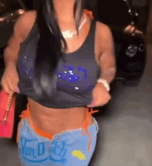 Ari Fletcher in a Von Dutch bikini