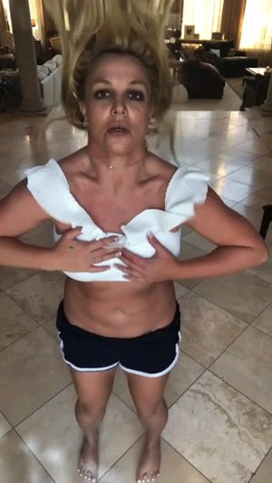 Not pounding her tits at all.