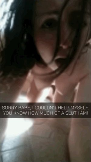 Slutty girlfriend can’t help herself