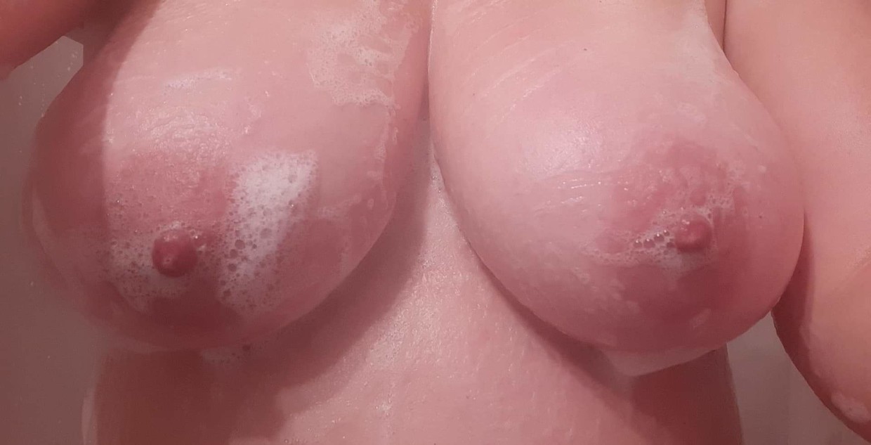 Taking a bath