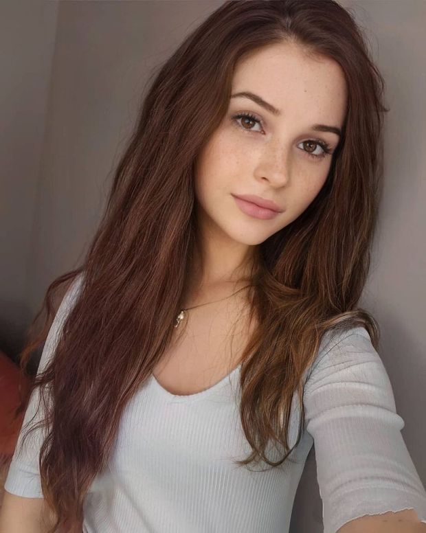 Cute brunette