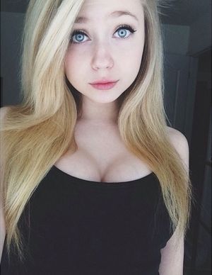 Stacked cute blonde