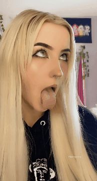 blonde teen AHEGAO 05