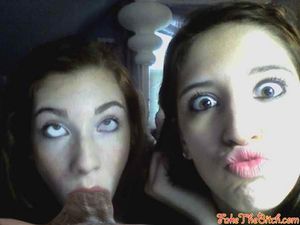 My Ex Emily Fink & Her Slutty Lil Friend Lexi Sweet Share a BBC Between The Two Of Them