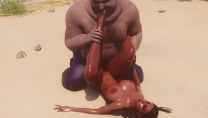 Big Ass Slut fucked by a Fat Man