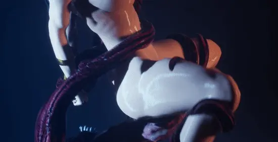 Big Ass Slut gets a lot from Nightmare Tentacle Monster