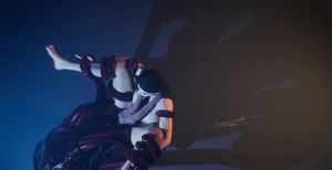 Big Ass Slut take a lot of cum from Nightmare Tentacle Monster