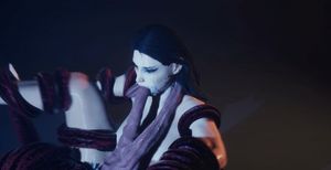 Big Ass Slut creampied by Nightmare Tentacle Monster