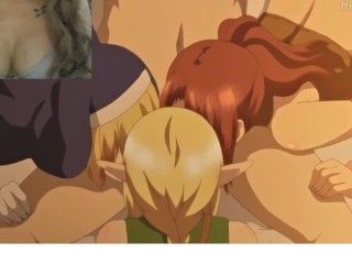hentai reaction - isekai harem