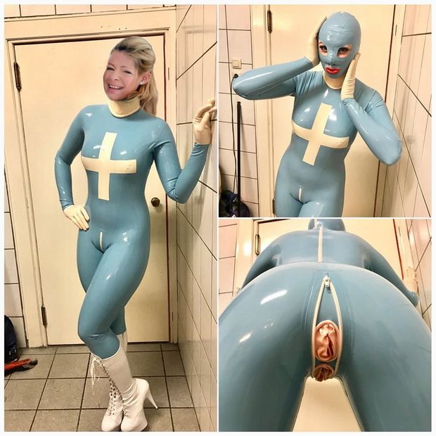 blue latex