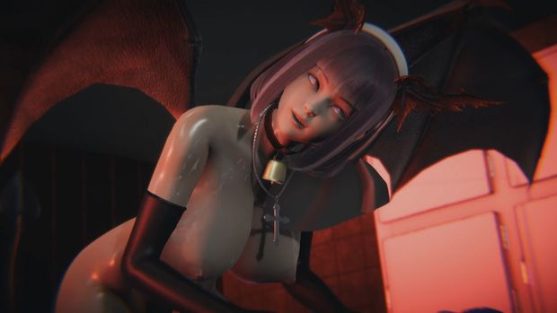 Horror Porn Double Feature - Demon Hinata and Momo - 3D Porn