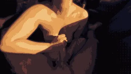 Huge Cumshot on Her Tits