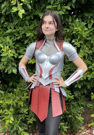 adorable teen in costume