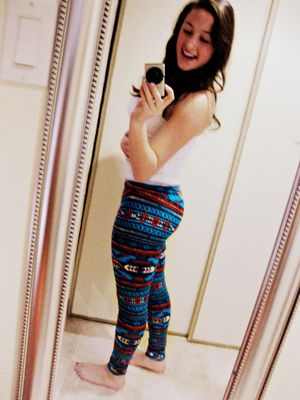 cute teen leggings ass selfie