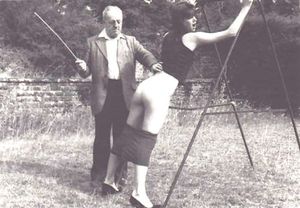 Pop gets to see it up close...