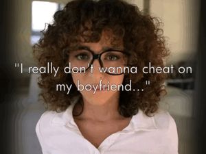 You two have different definitions of cheating..