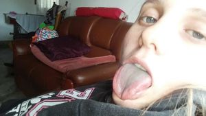 My little wet tongue