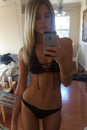 Blonde in a bikini