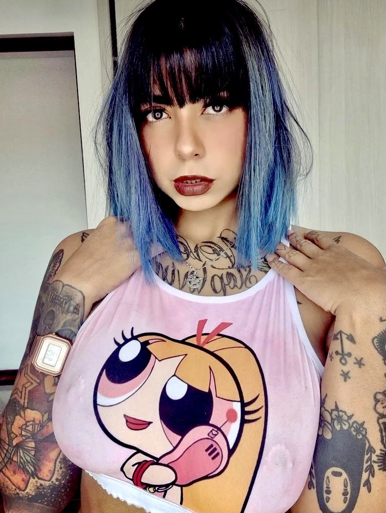 Miau Milou power puff gi’ls tee