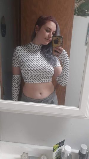 I need to do my hair more often. (Love this top)