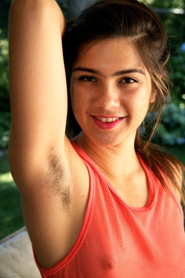 Her armpit