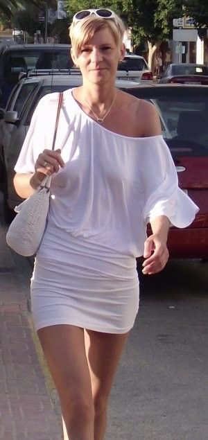 hot milf strutting her stuff