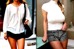 Braless comparison (Ft. Katerina Hartlova)