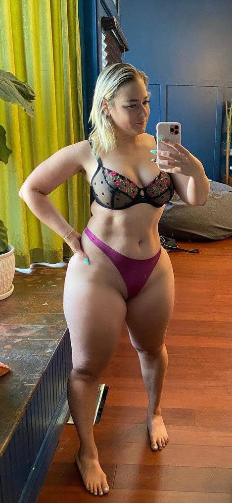 Thick Blonde Beauty