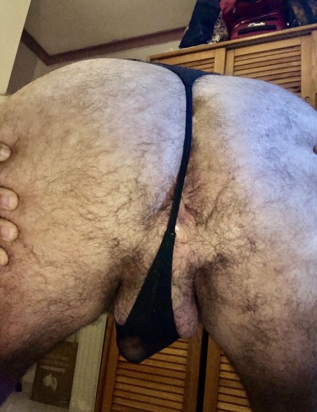 Me and my fsggot ass with string panties